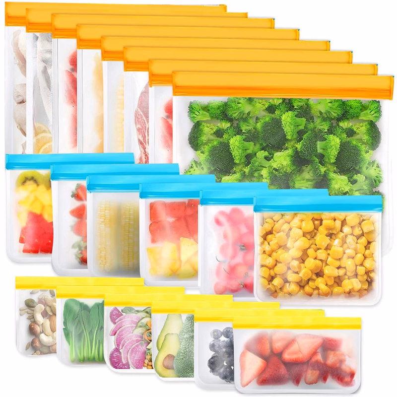 Reusable Storage Freezer Food Bags