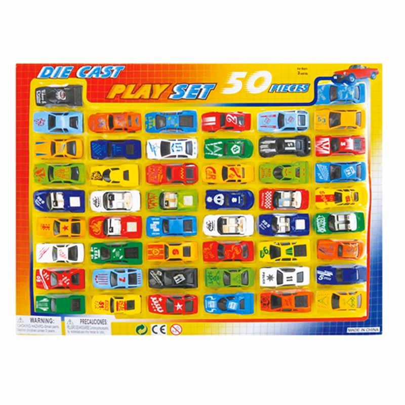 Diecast Car Toy Sets - 50 Pieces
