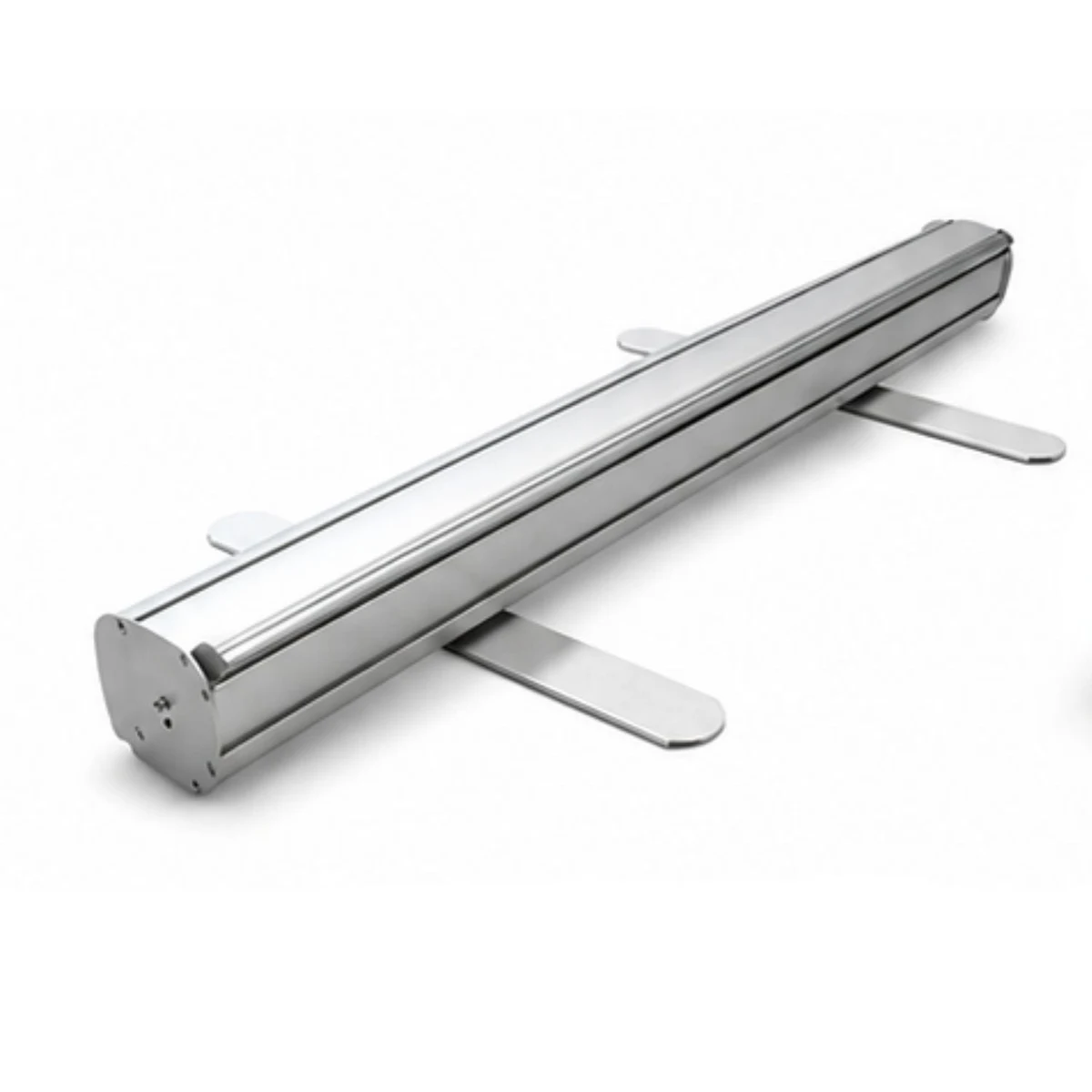 Premium Retractable Banner Hardware, Stand and Bag, Aluminum Base, Graphics are not included 1