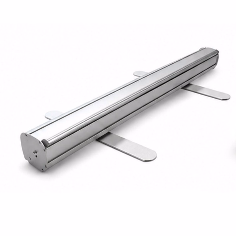 Premium Retractable Banner Hardware, Stand and Bag, Aluminum Base, Graphics are not included