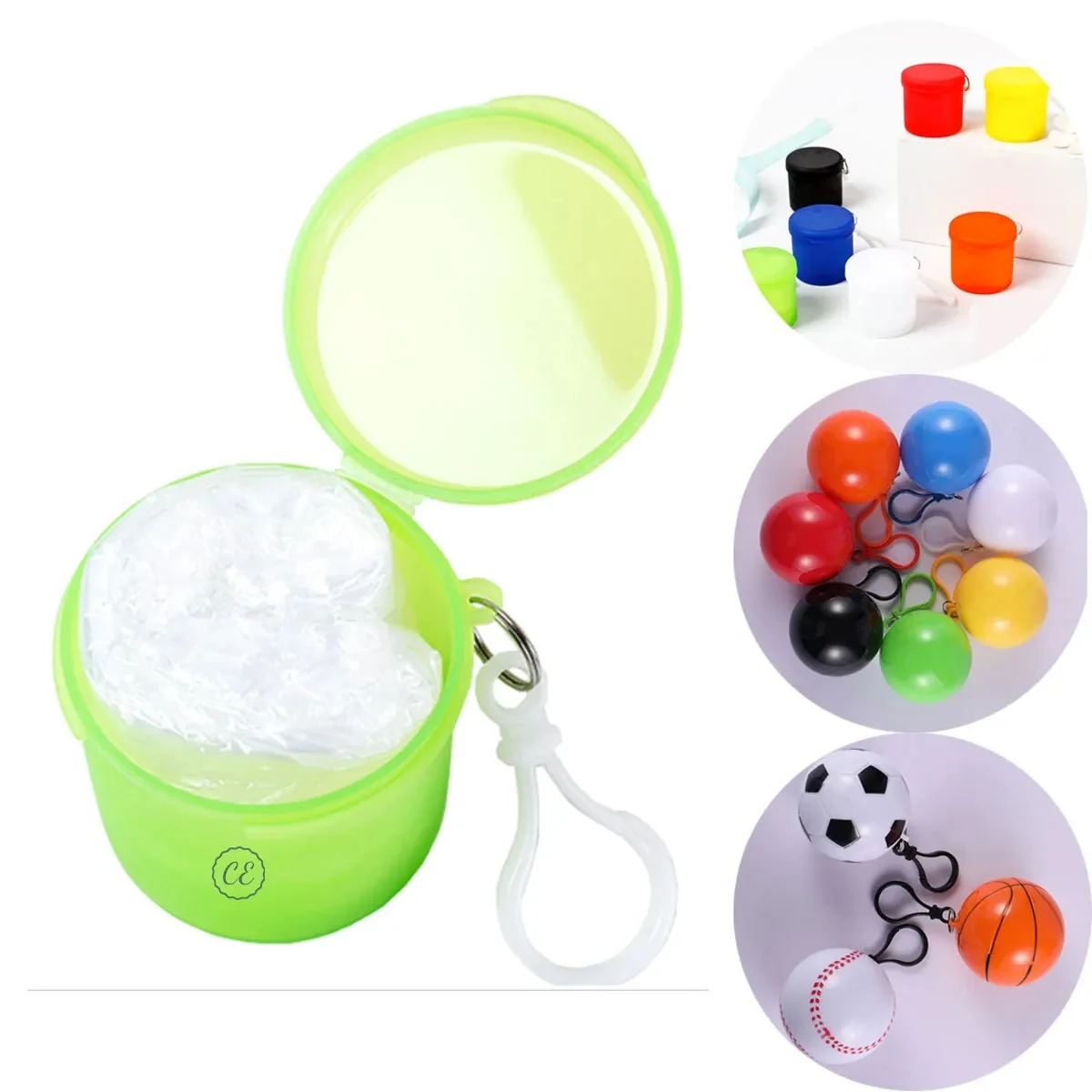 Rain Poncho Portable Disposable Emergency Raincoats 1