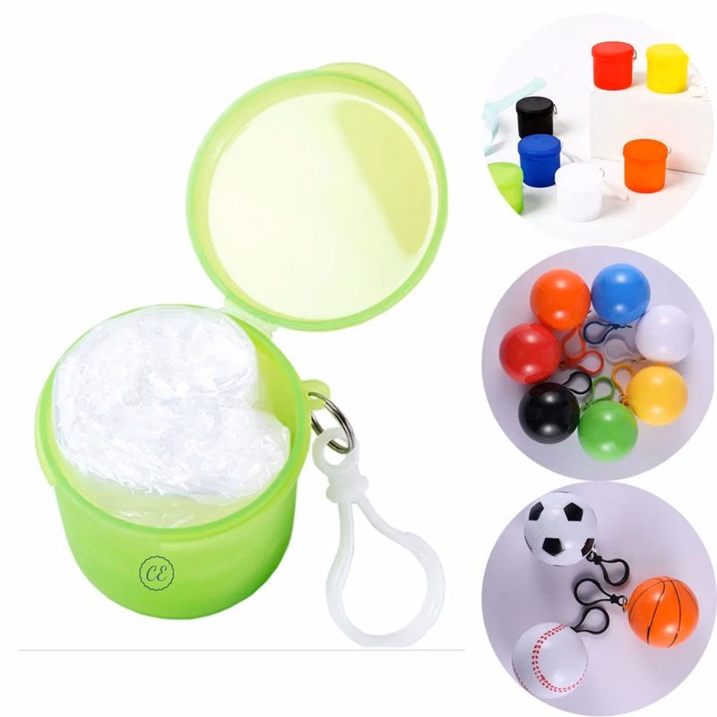 Rain Poncho Portable Disposable Emergency Raincoats