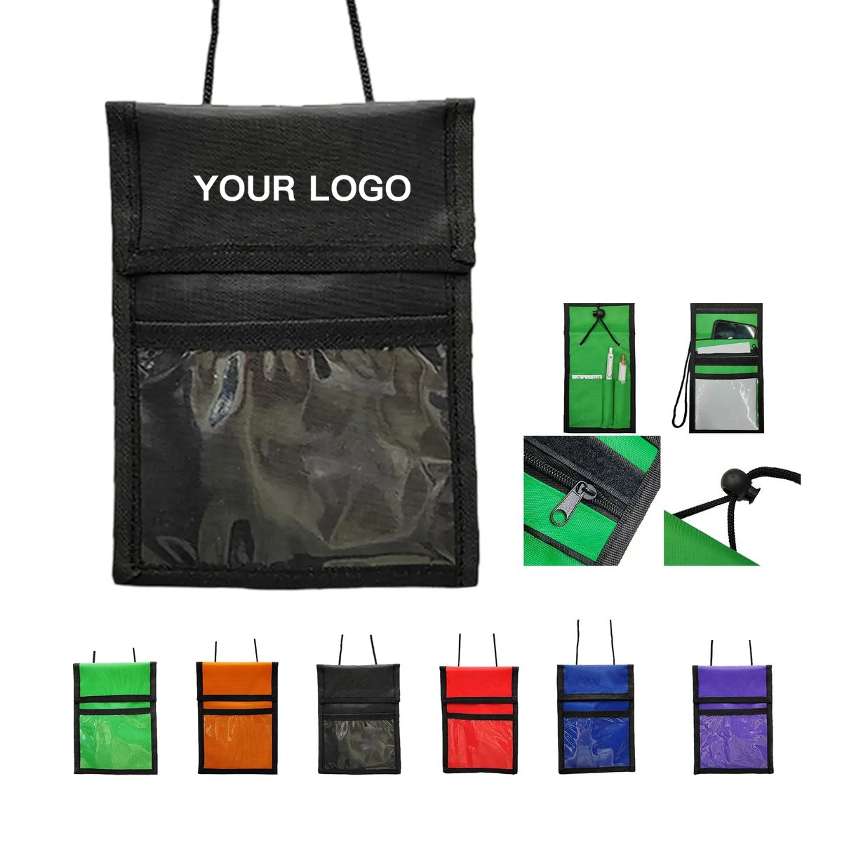 Compact Neck Wallet for ID and Essentials 1