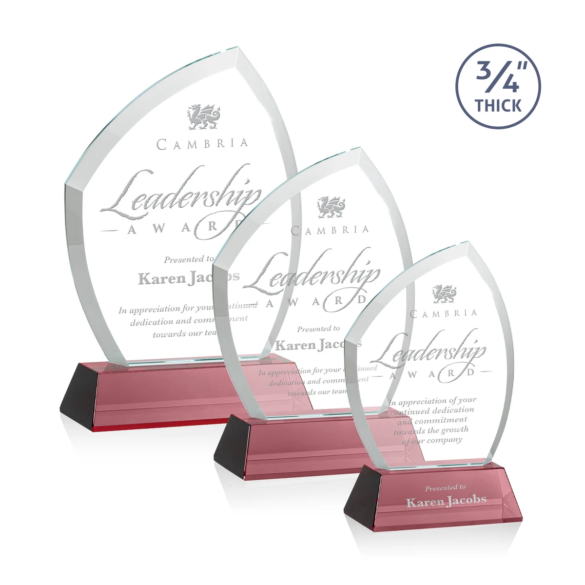 Daltry Award on Newhaven Base - Red 1
