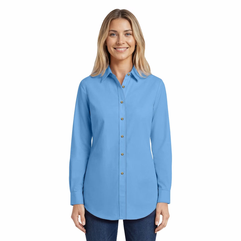Ladies' Scotchgard Twill L/S Shirt