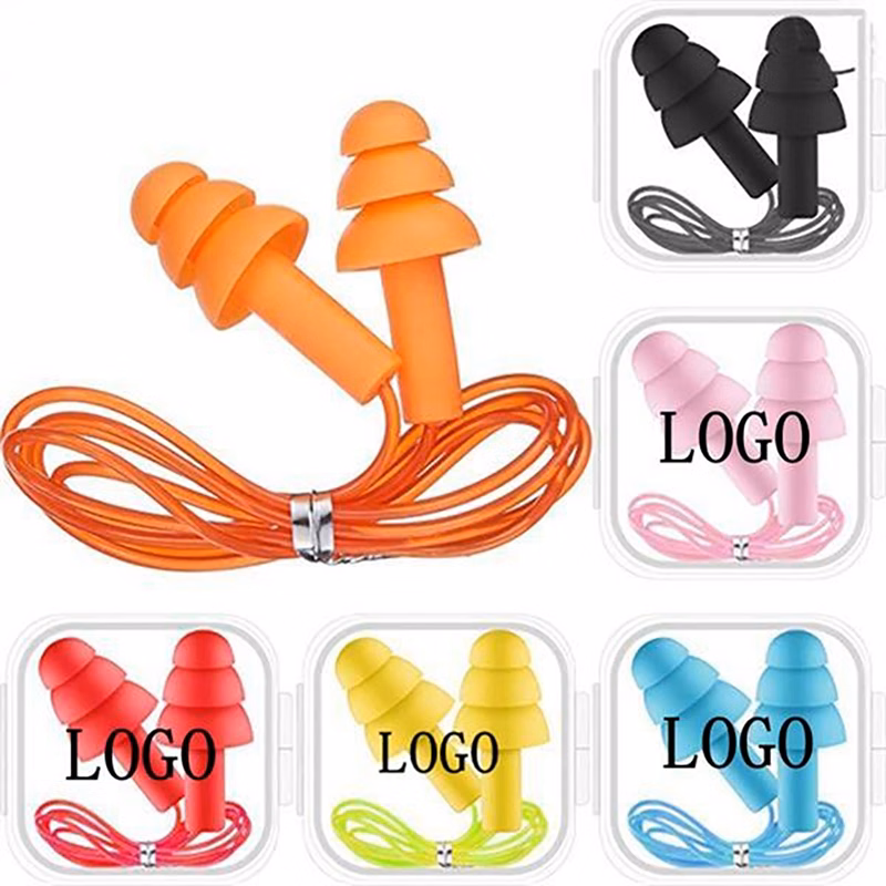 Silicone Ear Plugs for Sleeping Noise Reduction
