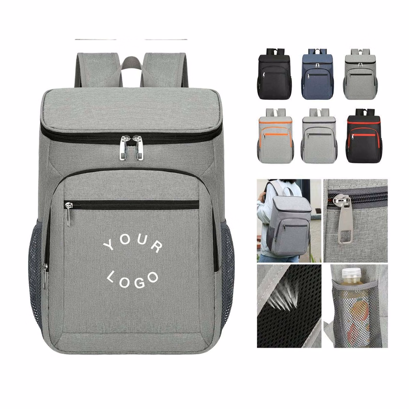 Water Repellent Oxford Backpack with Aluminum Lining