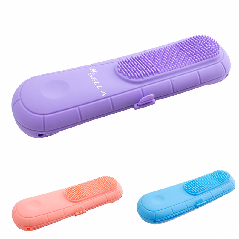 Multi functional silicone beauty brush storage bag