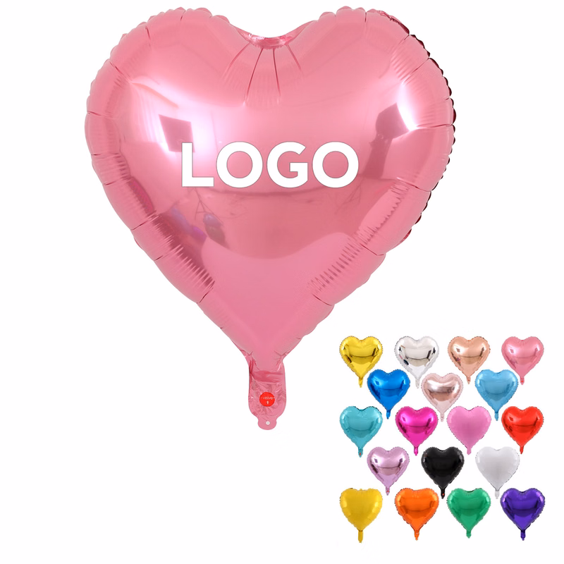 Custom Heart-Shaped Foil Balloon