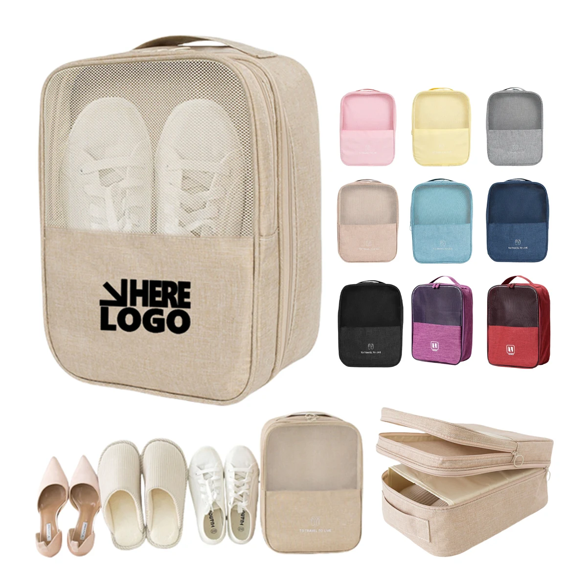 Travel Shoe Pouch Bag 1
