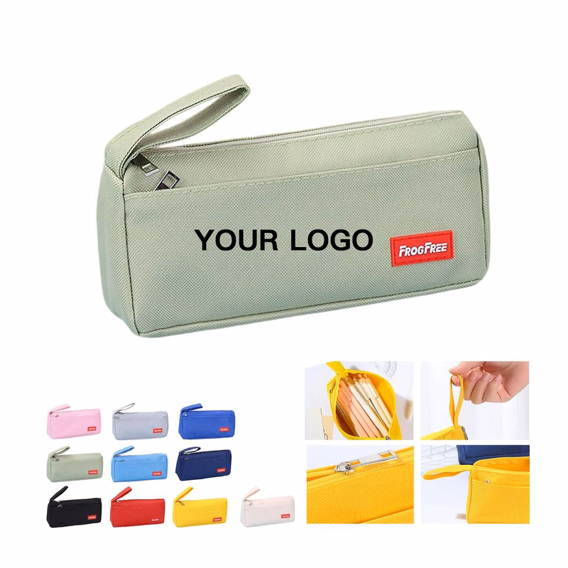 Compact Double Pocket Case for Office and School