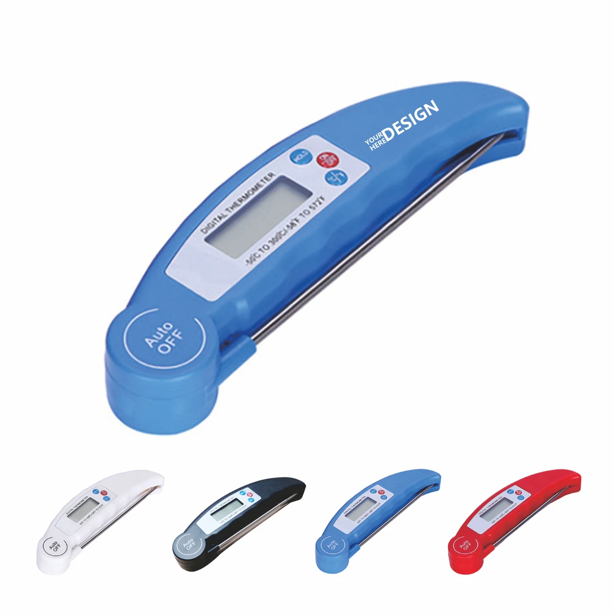 Grill Thermometer with Stainless Steel Probe 1