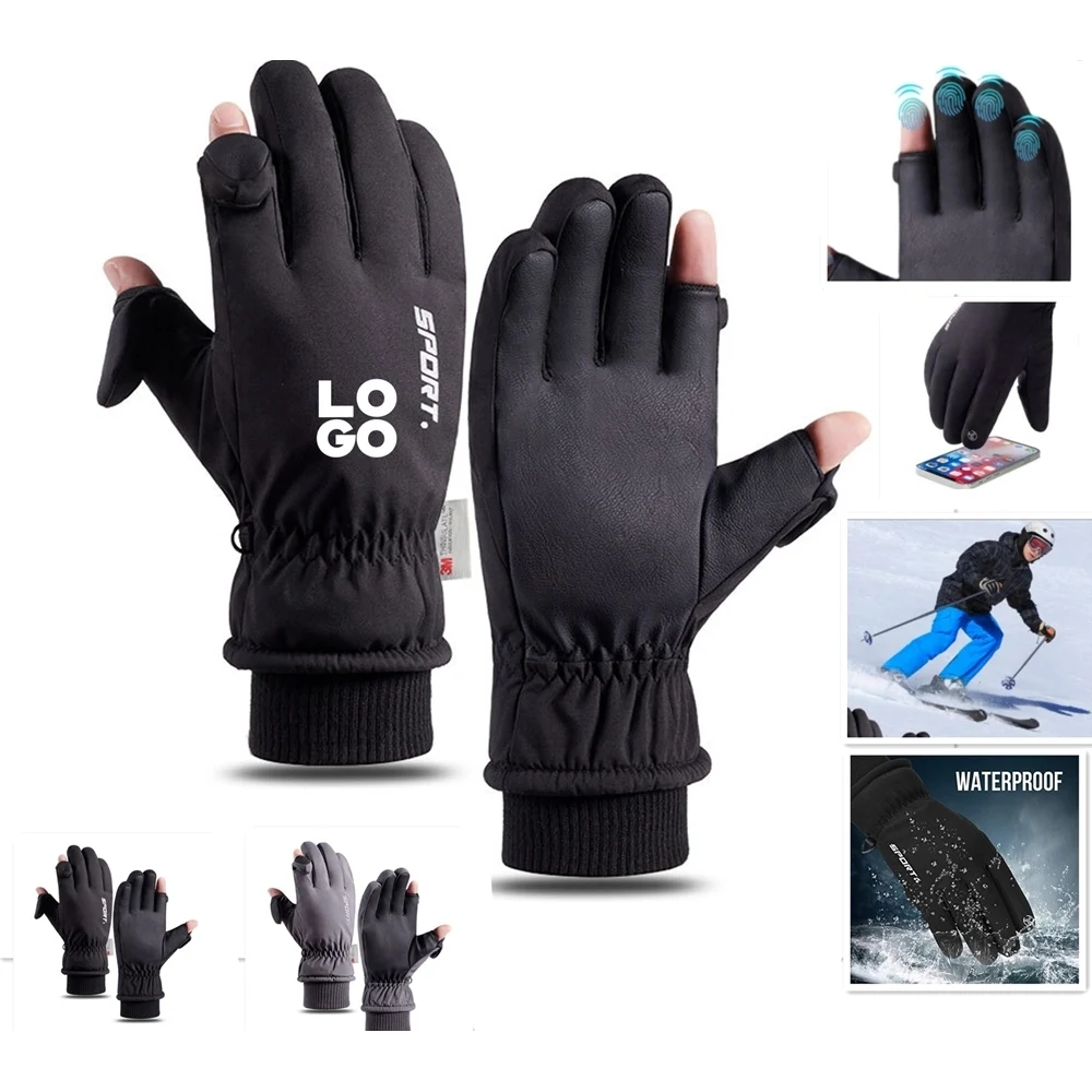 Warm Touchscreen Flip-Finger Gloves 1