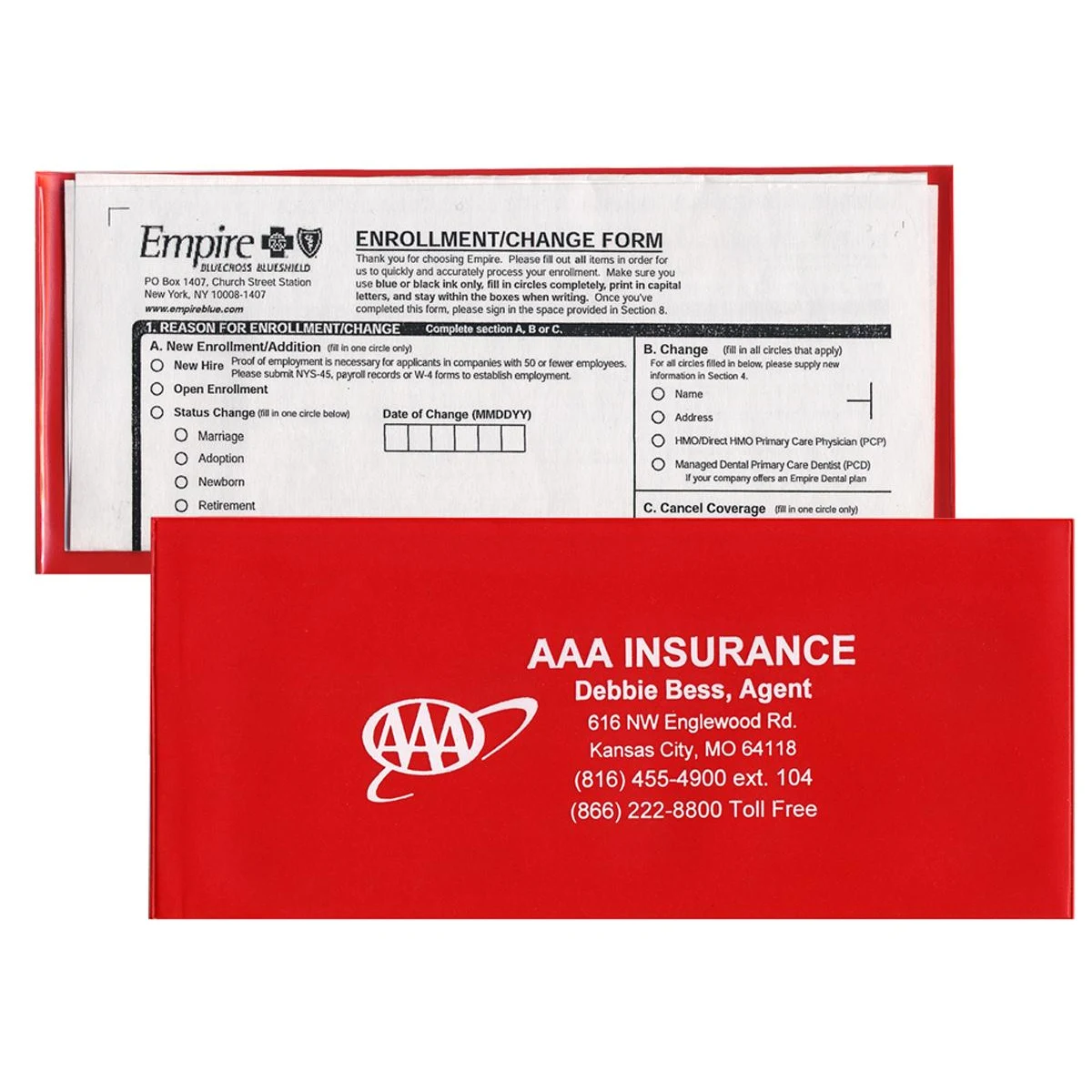 Large Insurance Card Holder 1