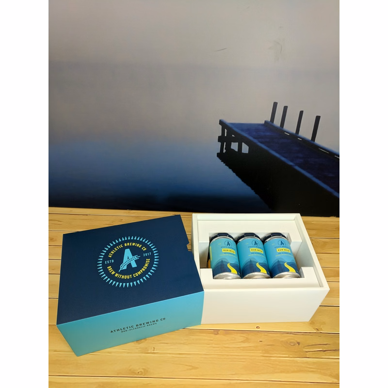 Custom Printed Full Color Slider Soft Touch Luxury Gift Box - 13x3.5x3