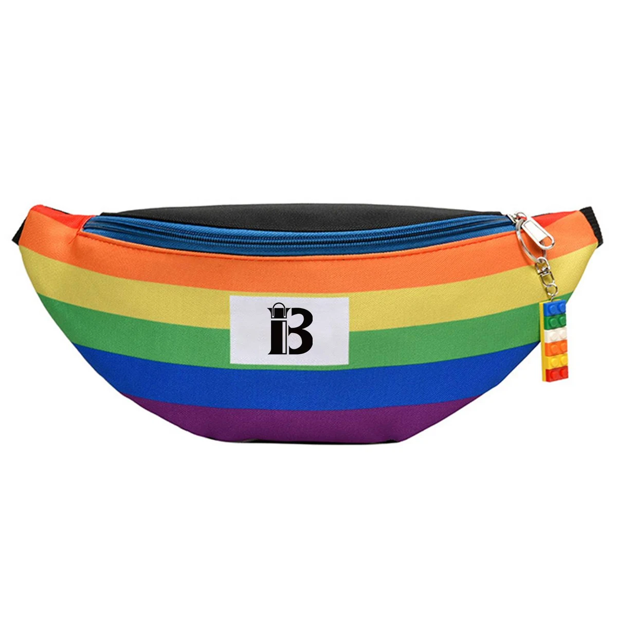 LGBT Rainbow Fanny Pack Gay Pride Waist Bag Strip Chest 1