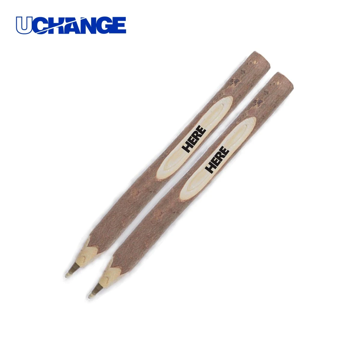 Timber Craft Bark Pen Tool, custom pen with logo imprint 1