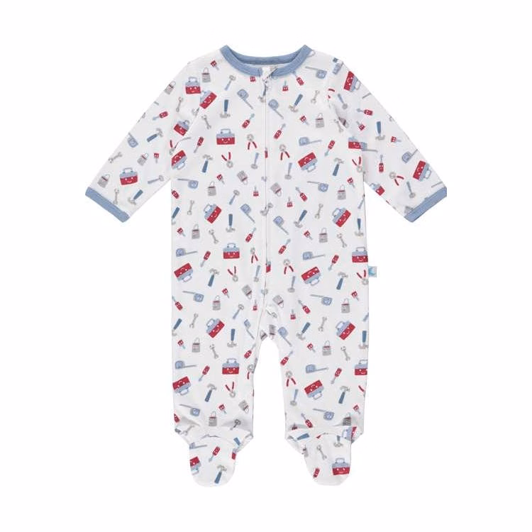 Boys' Sleep & Play Romper 0-9 Months