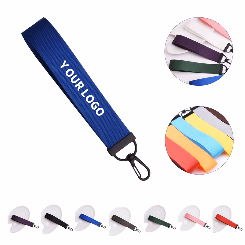 Polyester Wrist Keychain Webbing Loop