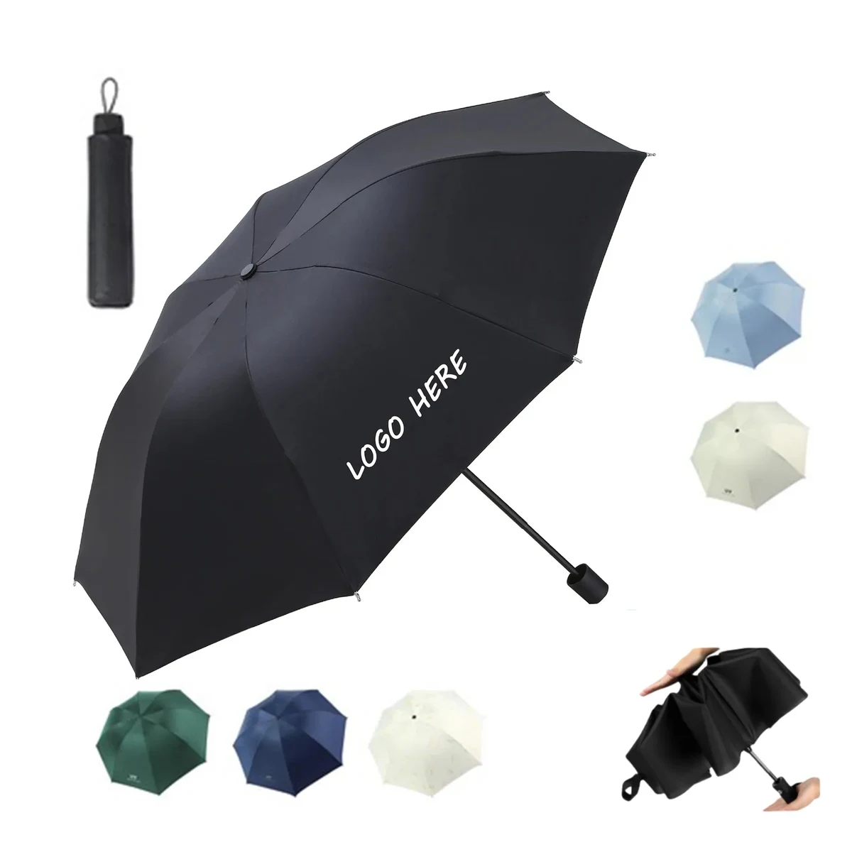 Auto Open Windproof clear Rain Umbrella 1