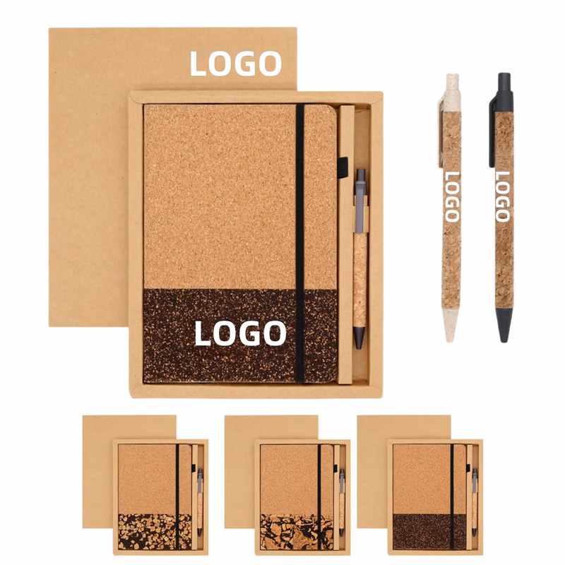 Eco Cork Notebook & Pen Gift Set