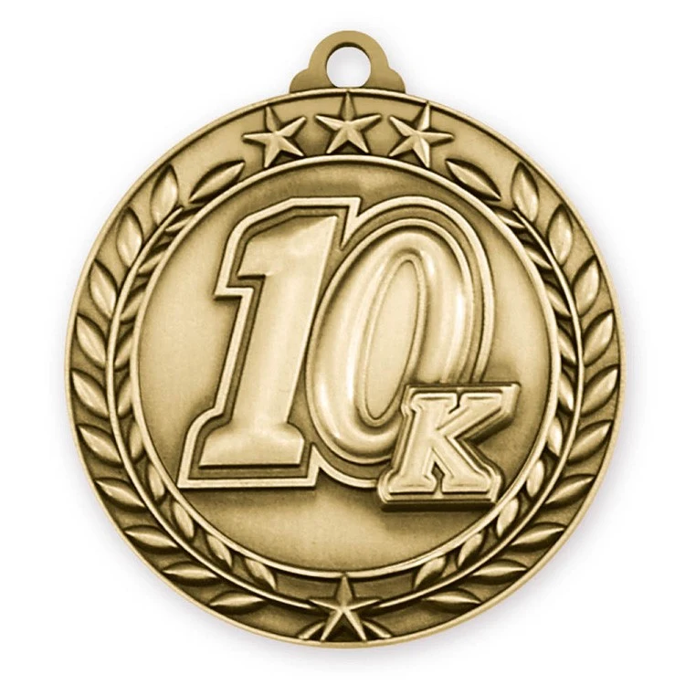 10K Wreath Award Medallion (2-3/4") 1