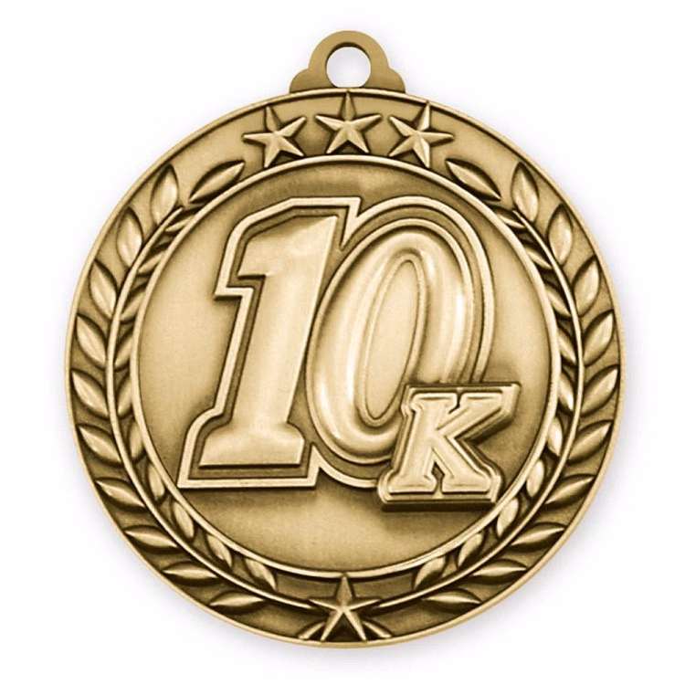 10K Wreath Award Medallion (1-3/4")
