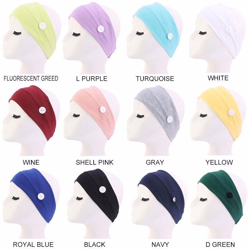 Buttons Headband For Face Mask Holder MOQ 50PCS