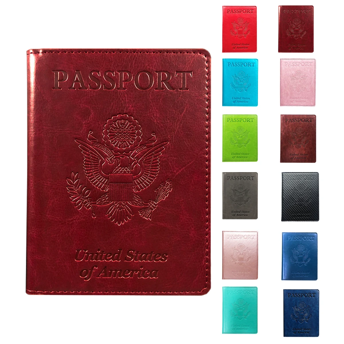 Passport And Vaccine Card Holder Combo 1