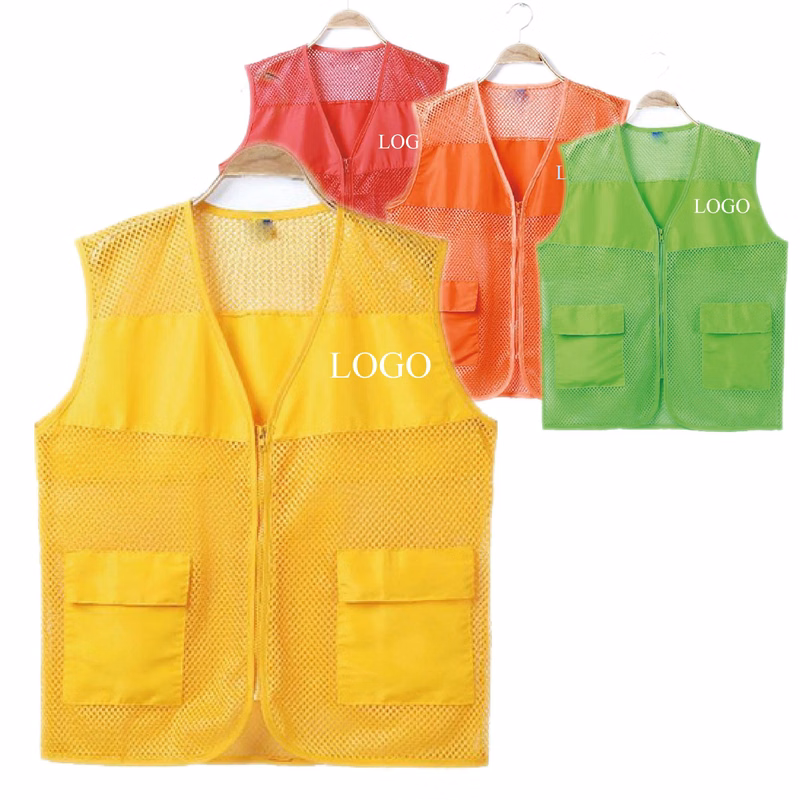 Personalized Mesh Safety Vest for Volunteers