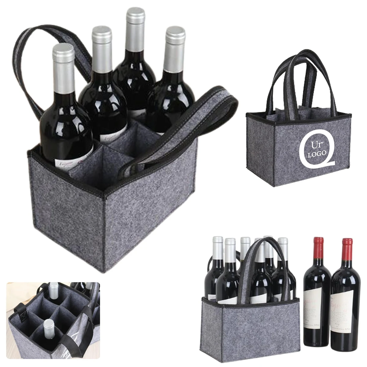 Felt Wine Bag 1