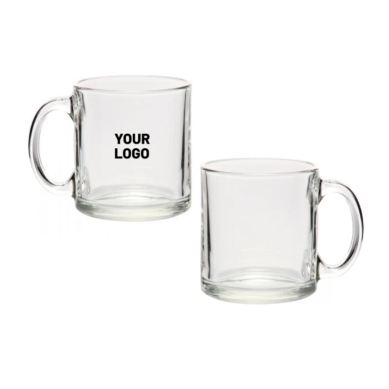 Classic Glass Mug with Easy Grip, 13oz. 1