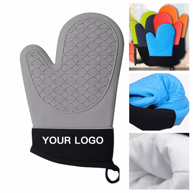 Durable Silicone Oven Mitts With Heat Protection
