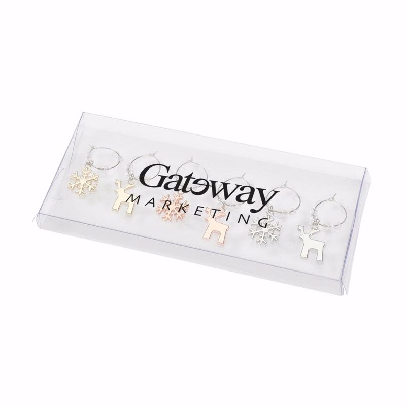 Rudolf Wine Charm Set - 6pc