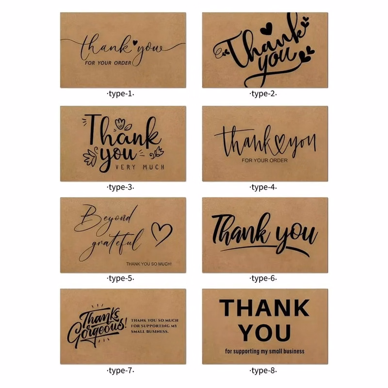 ECO Kraft Paper Notecards