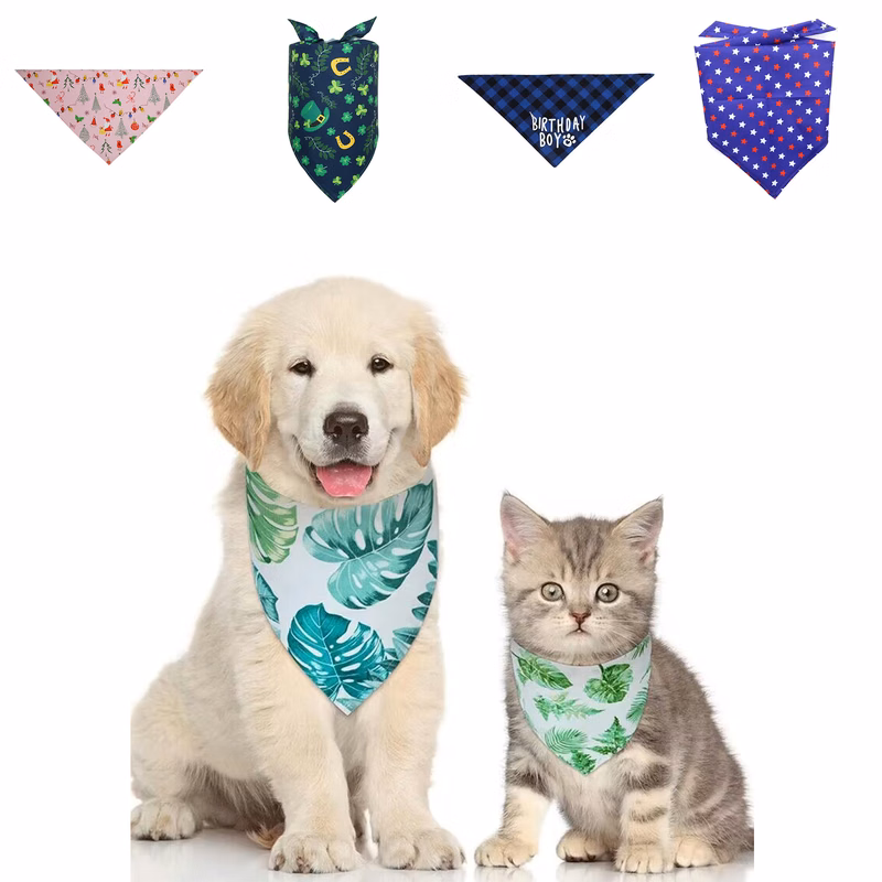 Customized Polyester Triangular Bandages For Dogs And Cats