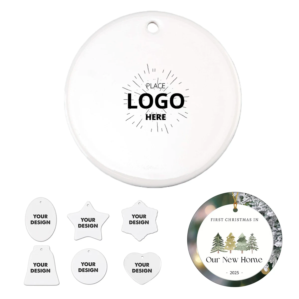 Custom Ceramic Ornament 1