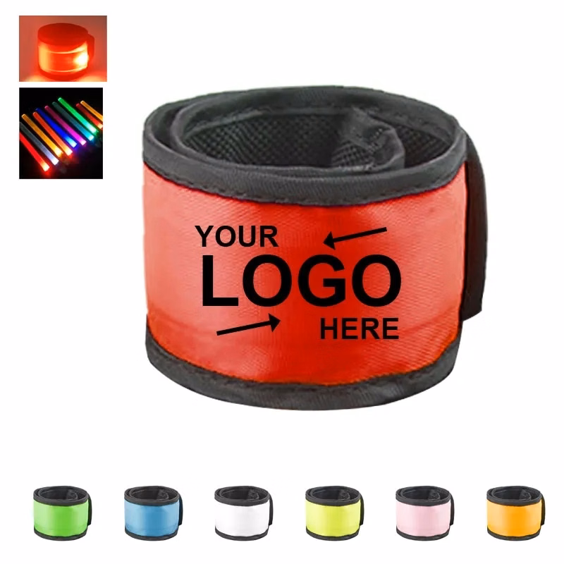 1.57" Led Light Up Band Slap Bracelets