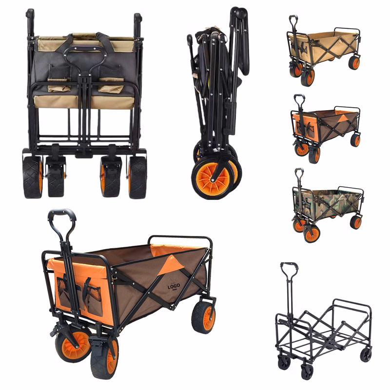 Outdoor Wagon Collapsible Camping Hand Trolley Carts