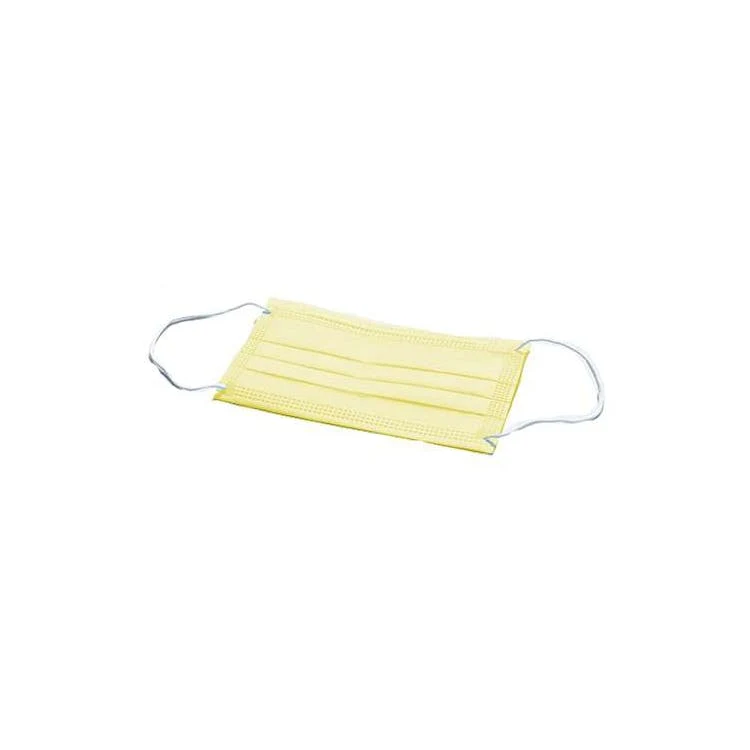 3 Ply Face Mask Yellow 1