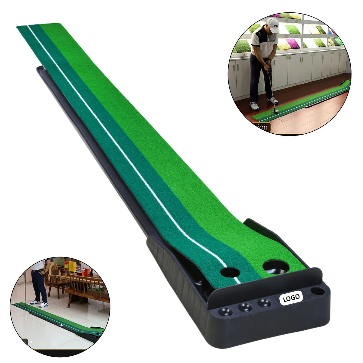 MOQ 1pcs Indoor Golf Putting Green Mat Exerciser 1