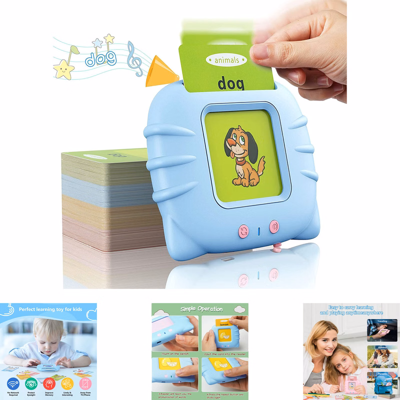 Kids Toys Flash Cards Educational Toys for 2-6 Years