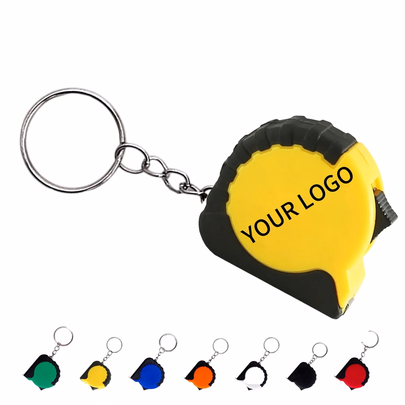 Mini Tape Keychain 1.57x0.59x1.57 Inch Compact Design