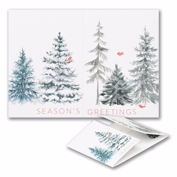 Winter Stroll Holiday Card