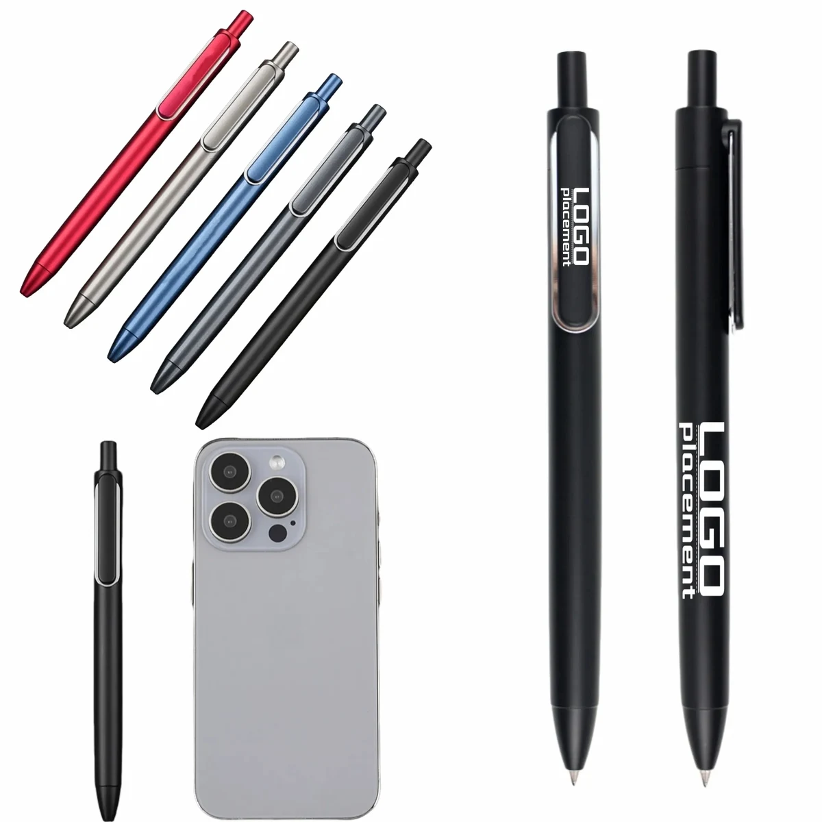 Retractable Gel Pen 0.5mm Business Custom Logo 1