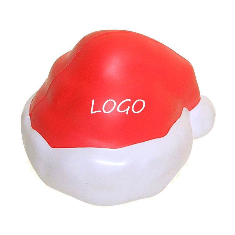 PU Christmas Hat Stress Reliever Ball