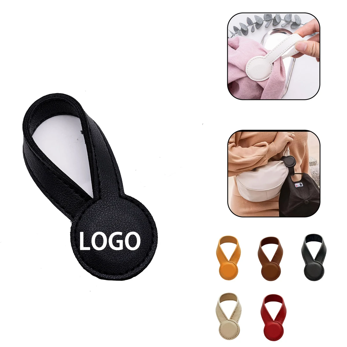 Magnetic PU cap clip 1