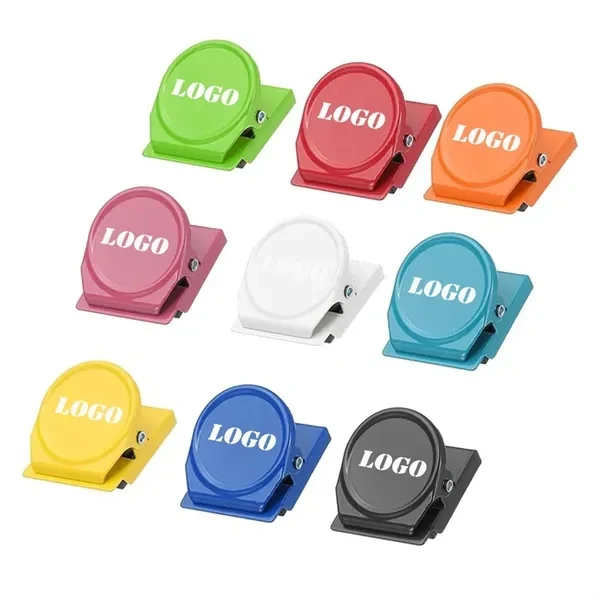 Stainless Steel Refrigerator Magnet Hook Clips for Work, School and Travel 1