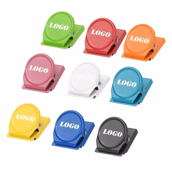Stainless Steel Refrigerator Magnet Hook Clips for Work, School and Travel