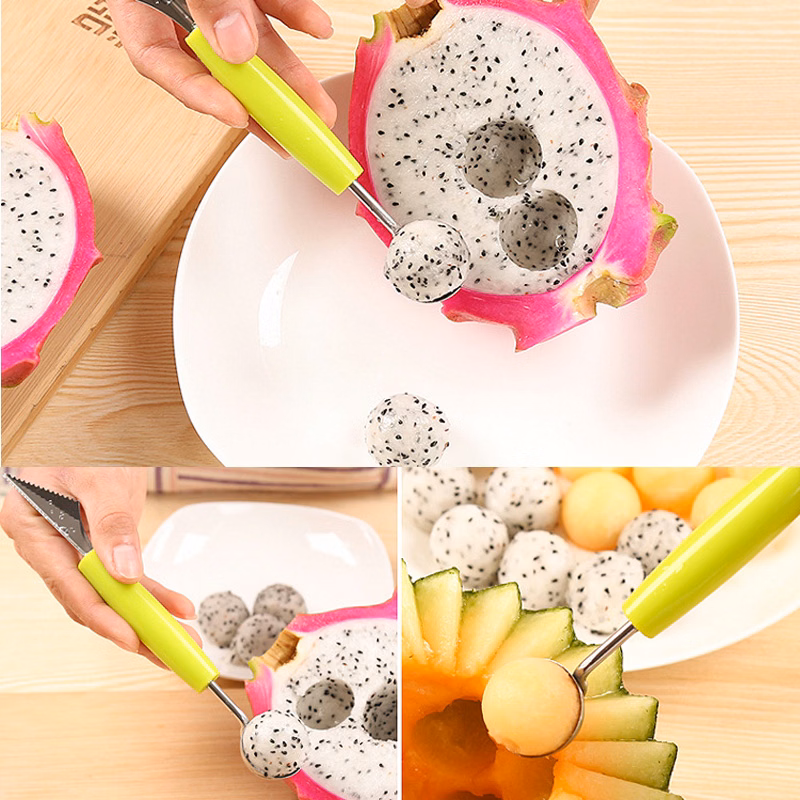 2 in 1 Fruit Knive & Spoon